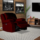 Poltrona Do Papai Reclinável Elétrica Com Entrada Usb Magnum