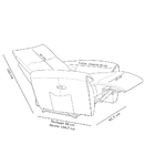 Poltrona Do Papai Reclinável Elétrica Com Massagem E Aquecime