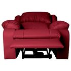 Poltrona Do Papai Reclinável Elétrica Com Massagem Magnum Pu