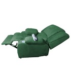 Poltrona Do Papai Reclinável Elétrica Em Suede Barao Verde