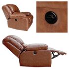 Poltrona Do Papai Reclinável Elétrica Magnum Pu Sintético Mar