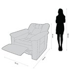 Poltrona Do Papai Reclinável Elétrica Mx-40 Veludo Porsche  C