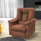 Poltrona Do Papai Reclinável Elétrica Mx-40 Veludo Porsche  F