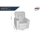 Poltrona Do Papai Reclinável Elétrica Mx-40 Veludo Porsche  F