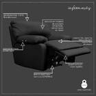 Poltrona Do Papai Reclinável Elétrico Asmará Power Touch Cour