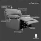 Poltrona Do Papai Reclinável Elétrico Asmará Power Touch Smal