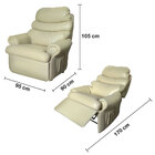 Poltrona Do Papai Reclinável Em Korino Bege