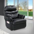 Poltrona Do Papai Reclinável Em Korino Preto