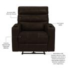 Poltrona Do Papai Reclinável Florença Motorizada Lift Couríss