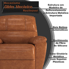 Poltrona Do Papai Reclinável Giratória Armênia Glider Mecânic