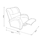 Poltrona Do Papai Reclinável Giratória E Balanço Zero Wall Co