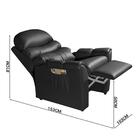 Poltrona Do Papai Reclinavel Ibiza Corino Preto