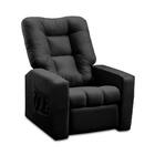 Poltrona Do Papai Reclinável Itália Corino Preto Adonai Estof