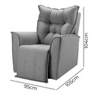 Poltrona Do Papai Reclinável King - Linho