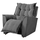 Poltrona Do Papai Reclinável King Veludo - Star Confort