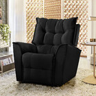 Poltrona Do Papai Reclinável King Veludo - Star Confort