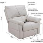 Poltrona Do Papai Reclinável Madri Motorizada Corano Gelo