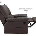 Poltrona Do Papai Reclinável Madri Zero Wall Com Massageador