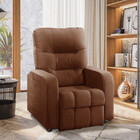 Poltrona Do Papai Reclinavel Maldiva Tecido Veludo