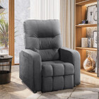 Poltrona Do Papai Reclinavel Maldiva Tecido Veludo