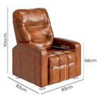 Poltrona Do Papai Reclinável Maldivas Corano Caramelo - Speci