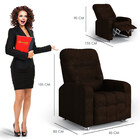 Poltrona Do Papai Reclinável Maldivas Ref. 1401 Chocolate Ani