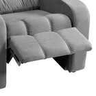 Poltrona Do Papai Reclinável Maldivas Suede Cinza Plus - Spec