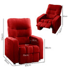 Poltrona Do Papai Reclinável Maldivas Vermelho Animale