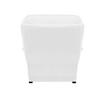 Poltrona Do Papai Reclinável Manual Alana J01 Suede Branco