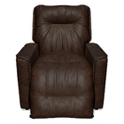 Poltrona Do Papai Reclinável Manual Comfort Pu Marrom - Monta