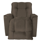 Poltrona Do Papai Reclinável Manual Comfort Veludo Cappuccino