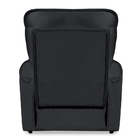 Poltrona Do Papai Reclinável Manual Comfort Veludo Cinza Escu