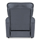 Poltrona Do Papai Reclinável Manual Comfort Veludo Cinza - Mo