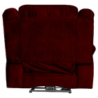 Poltrona Do Papai Reclinável Manual Magnum Veludo Vinho G23 -