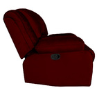 Poltrona Do Papai Reclinável Manual Magnum Veludo Vinho G23 -