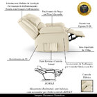 Poltrona Do Papai Reclinável Melim Controle Power Elétrico Pu