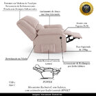 Poltrona Do Papai Reclinável Melim Controle Power Elétrico Us