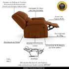 Poltrona Do Papai Reclinável Melim Controle Power Elétrico Us