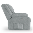Poltrona Do Papai Reclinável Melim Elétrica Led Linho Fh1 - D