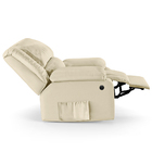 Poltrona Do Papai Reclinável Melim Elétrica Led Massagem Pu B