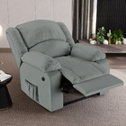 Poltrona Do Papai Reclinável Melim Elétrica Led Massagem Pu C