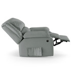 Poltrona Do Papai Reclinável Melim Elétrica Led Massagem Pu F