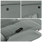 Poltrona Do Papai Reclinável Melim Elétrica Led Massagem Pu F