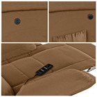 Poltrona Do Papai Reclinável Melim Elétrica Led Massagem Pu F