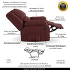 Poltrona Do Papai Reclinável Melim Elétrica Led Massagem Velu