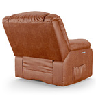 Poltrona Do Papai Reclinável Melim Elétrica Led Pu Brilho Fh1