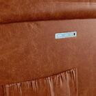 Poltrona Do Papai Reclinável Melim Elétrica Led Pu Caramelo B