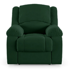 Poltrona Do Papai Reclinável Melim Elétrica Led Pu Verde Musg