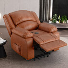 Poltrona Do Papai Reclinável Melim Elevação Lift Elétrico Pu