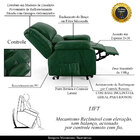 Poltrona Do Papai Reclinável Melim Elevação Lift Elétrico Pu